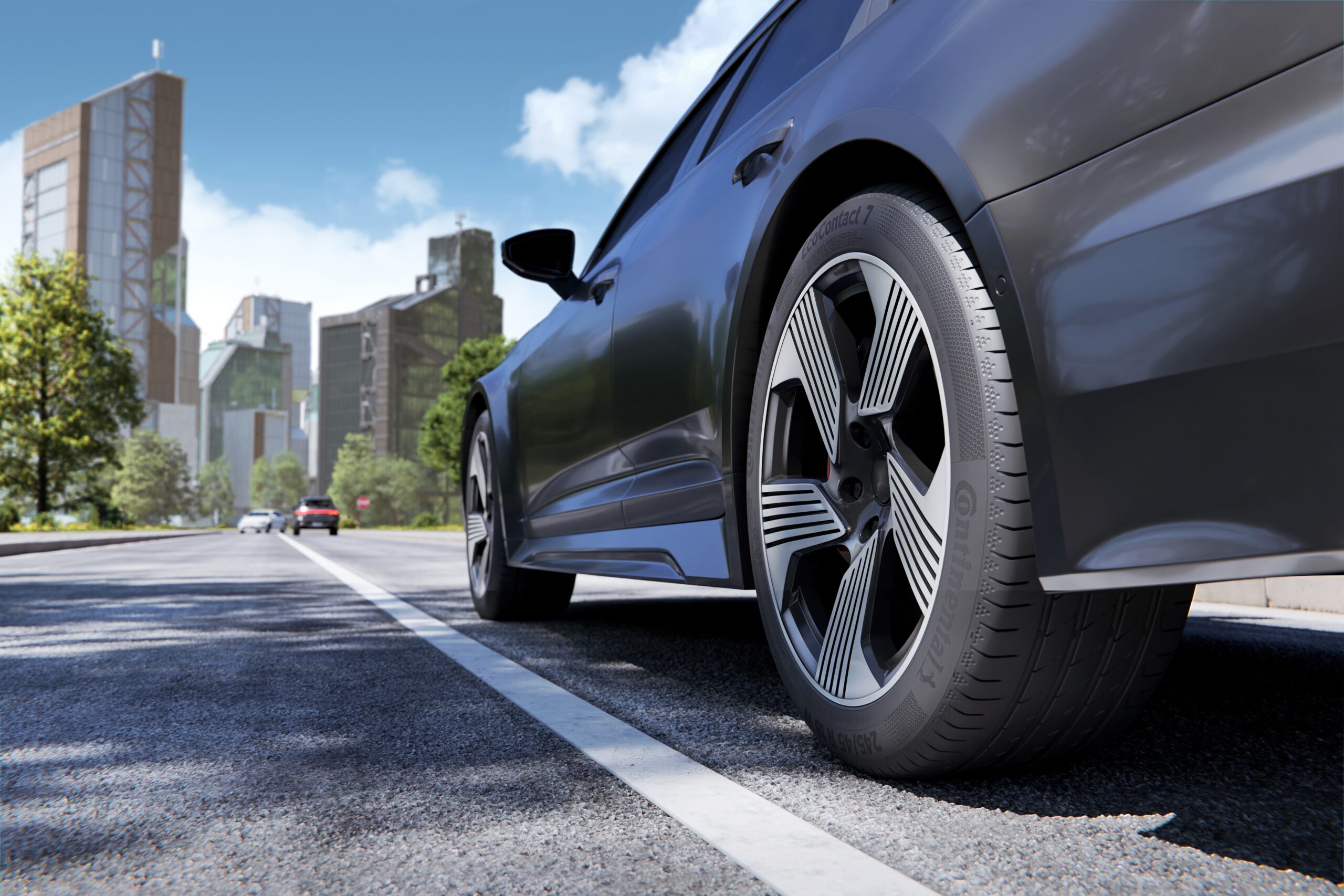 Škoda Elroq Features Staggered 20-Inch Continental EcoContact 7 Fitment